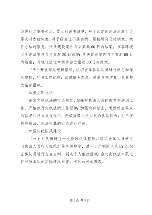 城管文明执法自查报告 (2).docx