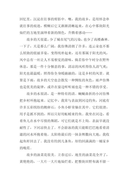 浓浓的乡情作文-1.docx