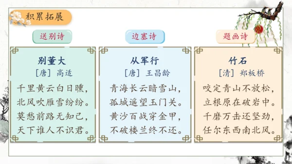 【核心素养】部编版语文四年级下册-22.古诗三首 第2课时（课件）