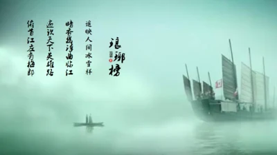 电视剧《琅琊榜》作品介绍通用PPT模板