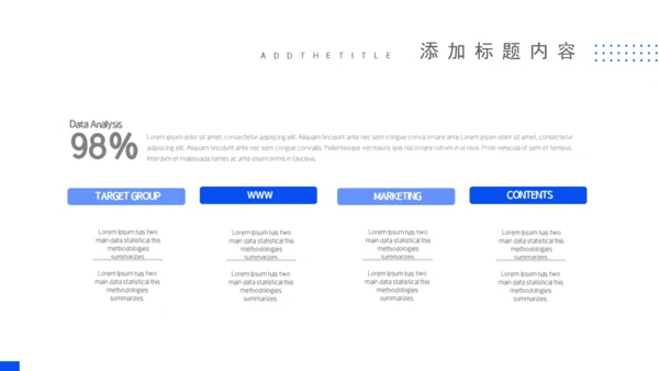 极简风培训项目分析报告通用PPT模板