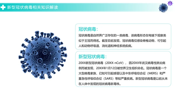 关于如何预防新型冠状病毒知识解读PPT