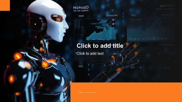 橙色科技风IT互联行业人工智能研究报告PPT主题