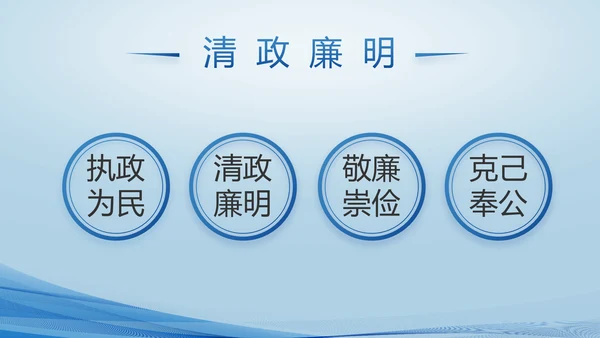 蓝色大气公安派出所PPT动态模板