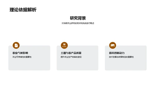 农业研究的新篇章