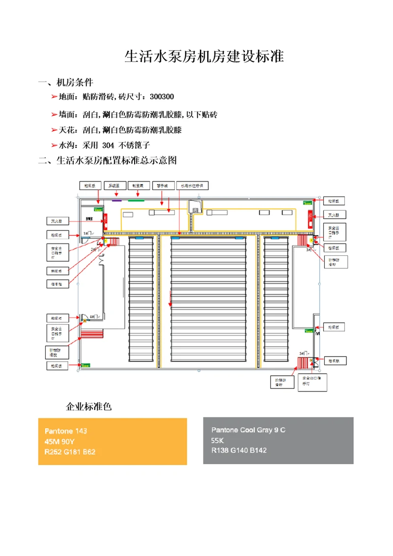 生活水泵房标准化