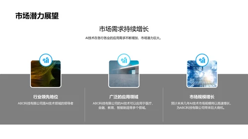 AI技术融资汇报PPT模板