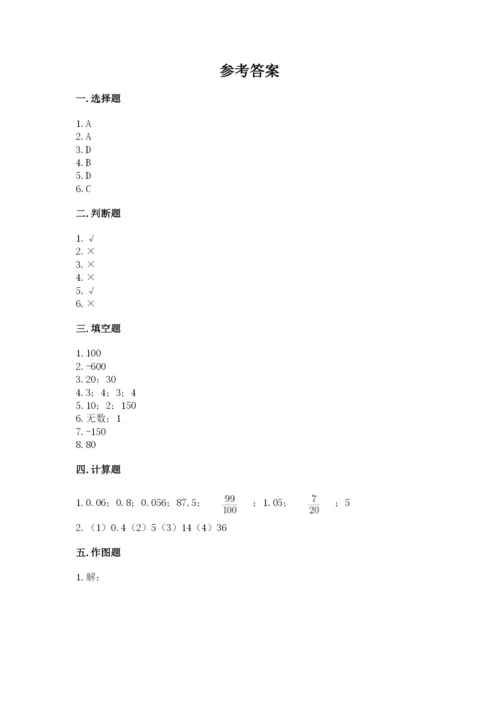 江东区六年级下册数学期末测试卷及一套答案.docx