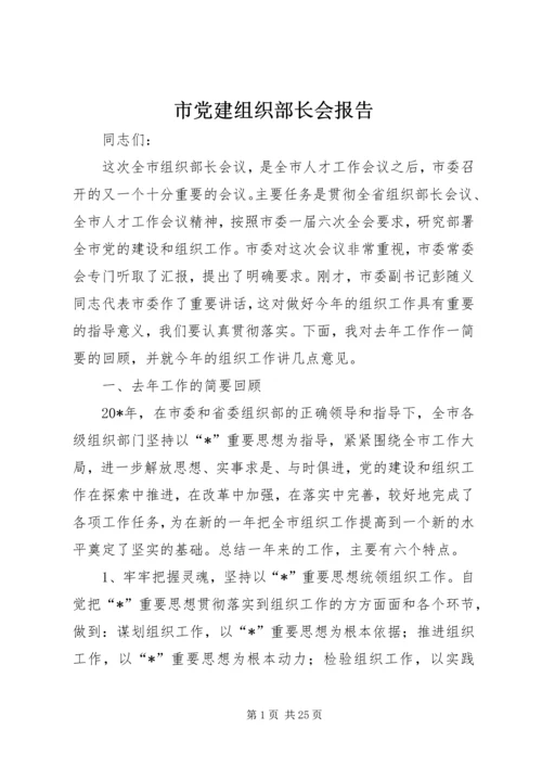 市党建组织部长会报告.docx