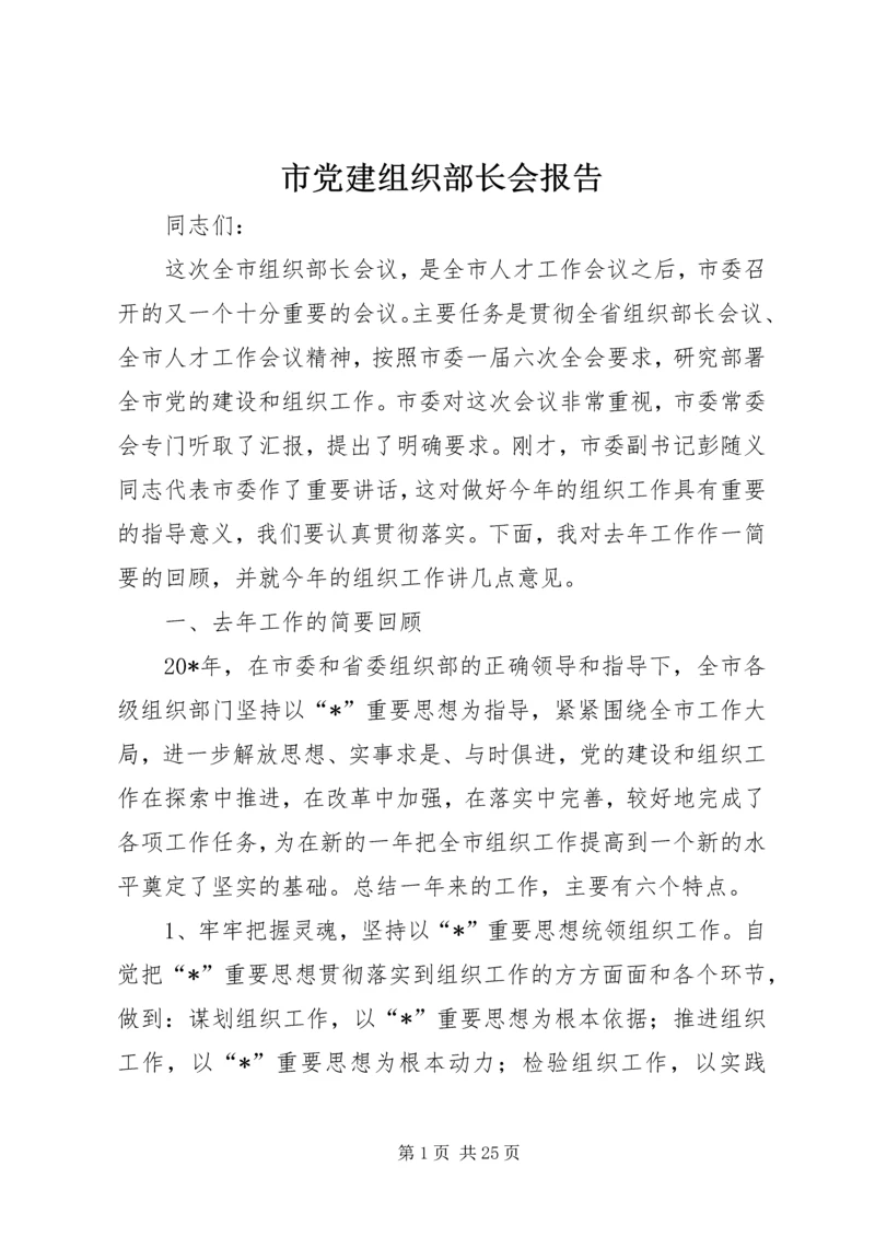 市党建组织部长会报告.docx