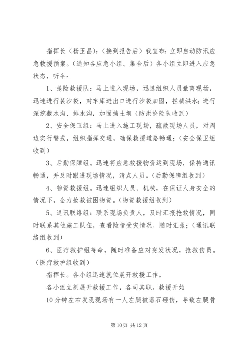 防汛应急演练实施方案 (4).docx