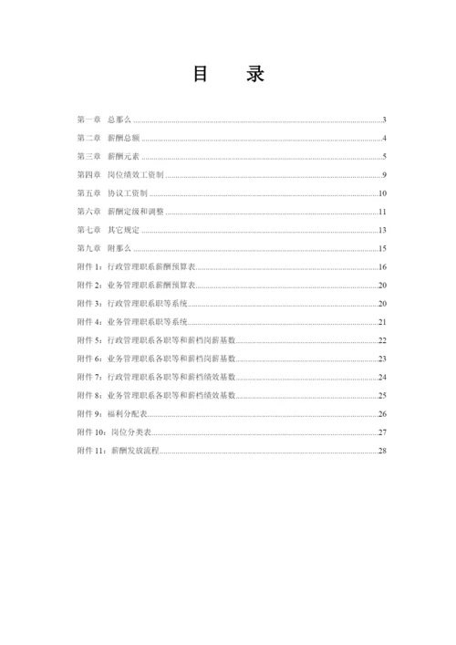 杭州市城市建设发展公司薪酬管理制度.docx