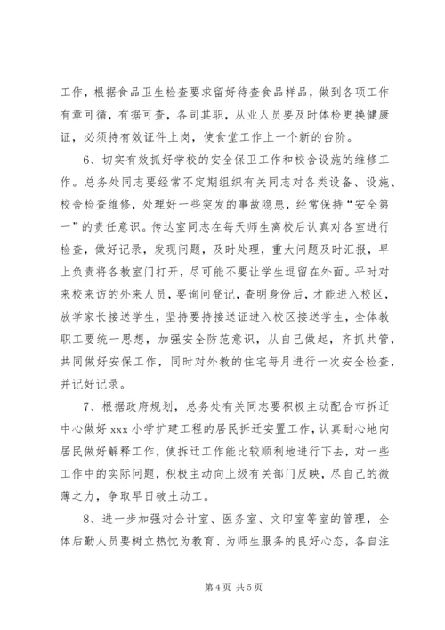 校总务工作计划 (5).docx