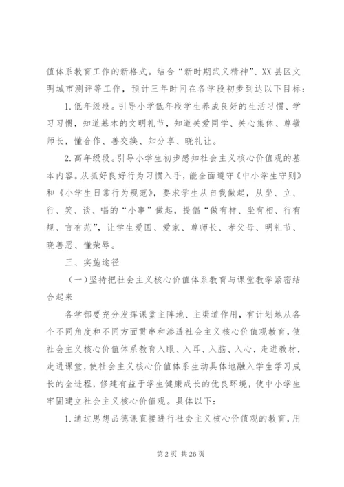 培养和践行社会主义核心价值观活动实施方案.docx