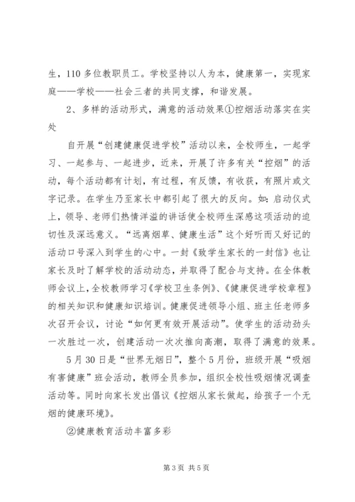 健康促进总结【最新】.docx