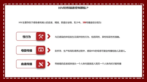 预防艾滋珍爱生命科普宣讲PPT课件