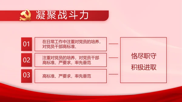 红色喜庆入党PPT背景入党誓词宣誓仪式模板