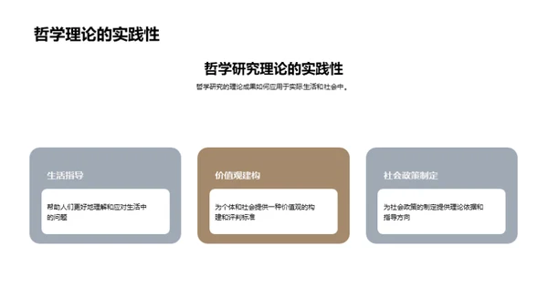 哲学探索与实践