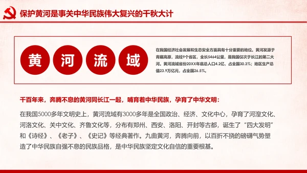 在黄河流域生态保护和高质量发展座谈会上的讲话PPT