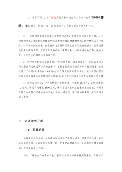 某农业公司营销策划方案.docx
