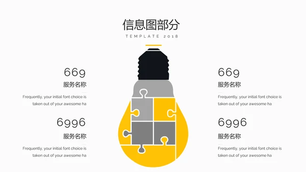 欧美风创意三角版式公司简介商务PPT模板