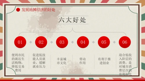 解读地摊经济摆摊通用PPT课件模板