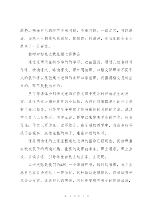 教师对标先进找差距心得体会.docx