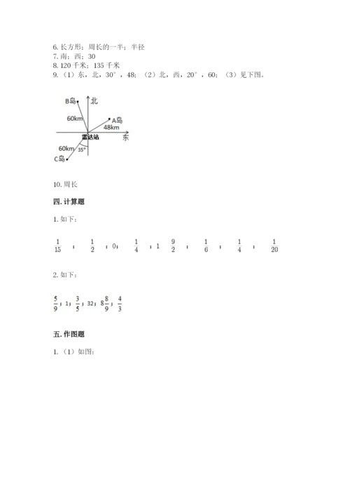 2022年人教版六年级上册数学期末测试卷精品（典型题）.docx