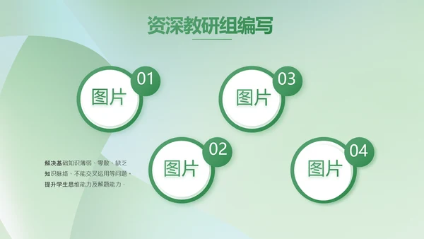 绿色清新学校教育培训工作总结动态PPT