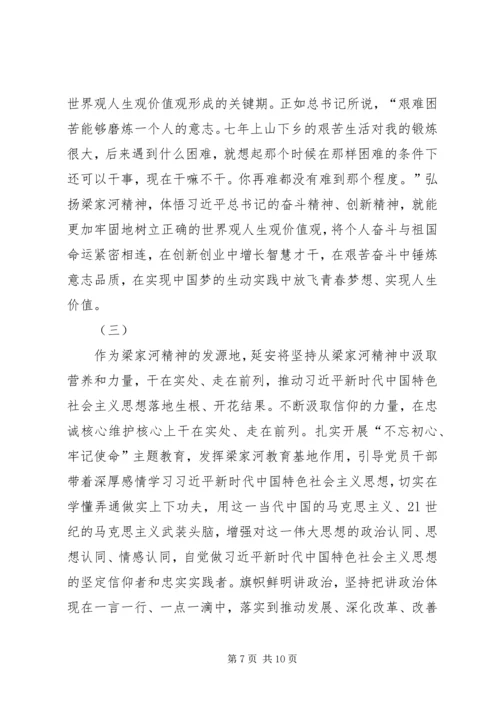 学习梁家河精神材料.docx