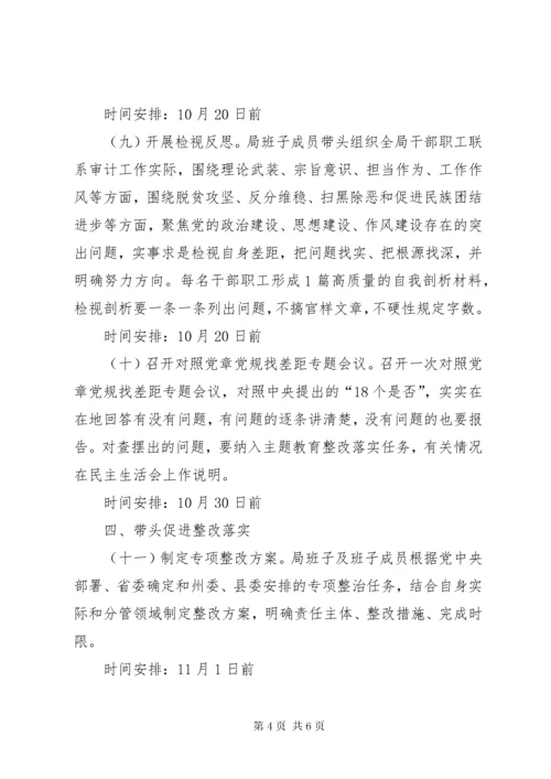 县审计局不忘初心牢记使命主题教育工作方案.docx