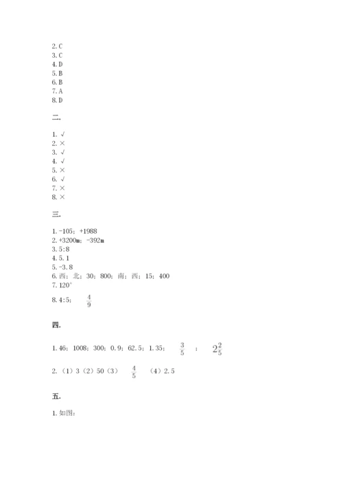 西师大版小升初数学模拟试卷含答案【培优a卷】.docx