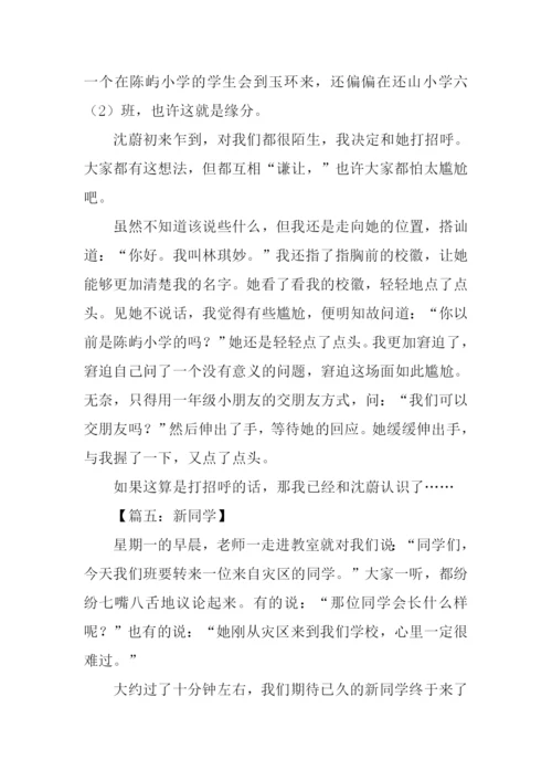 新同学作文500字.docx