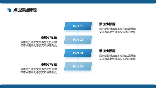 蓝色商务风研学旅行城市宣传介绍PPT模板