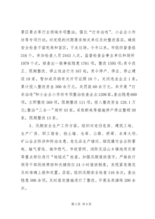 人民政府安全生产委员会办公室工作总结.docx