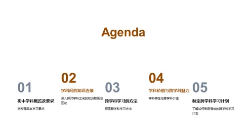 跨学科学习之旅