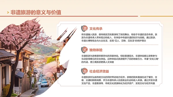 黄色国风非遗旅游路线策划PPT模板