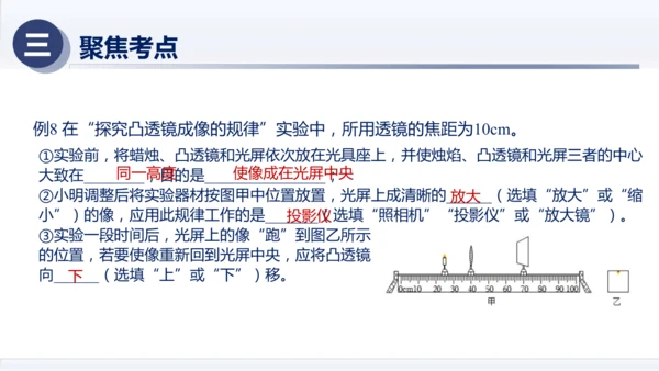 八年级物理上册同步精品课堂（人教版2024）第五章透镜及其应用（章末复习）（课件）34页ppt