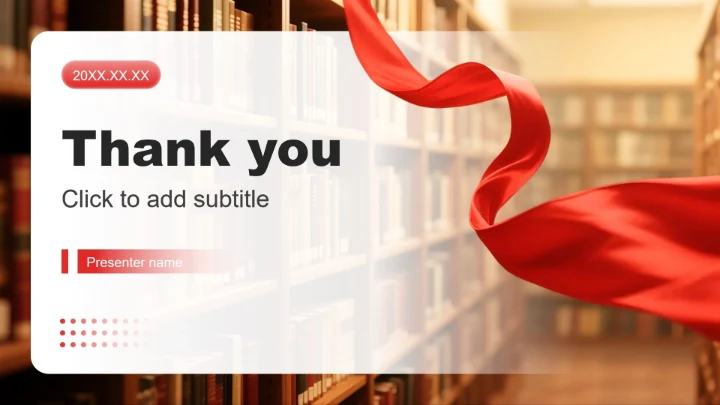 红色渐变简约风班委竞选演讲PPT主题模板