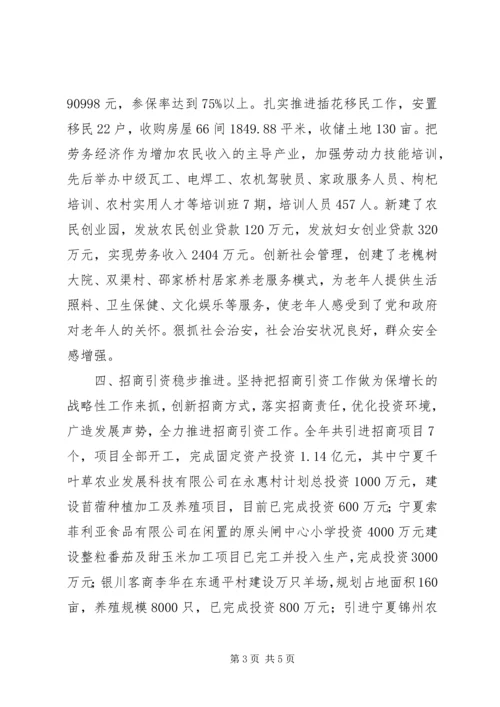 乡镇年度政务工作总结.docx