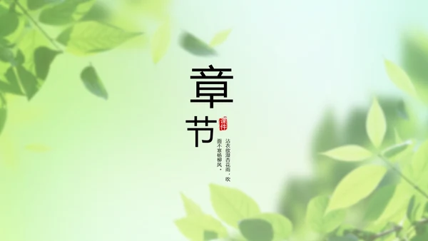 遇夏文艺小清新工作总结汇报动态PPT