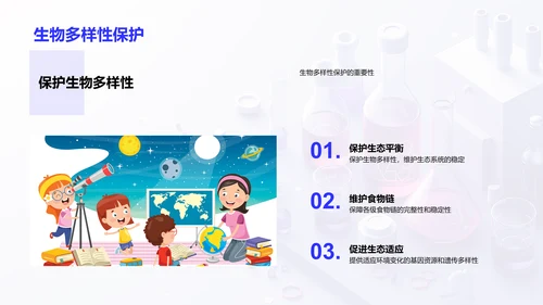 环保科学实验课PPT模板