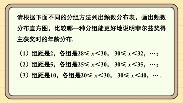 12.2.2 直方图 课件（共34张PPT）2024-2025学年度人教版数学七年级下册