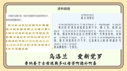 识字2 姓氏歌（课件）
