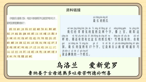 识字2 姓氏歌（课件）