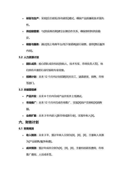商业计划书