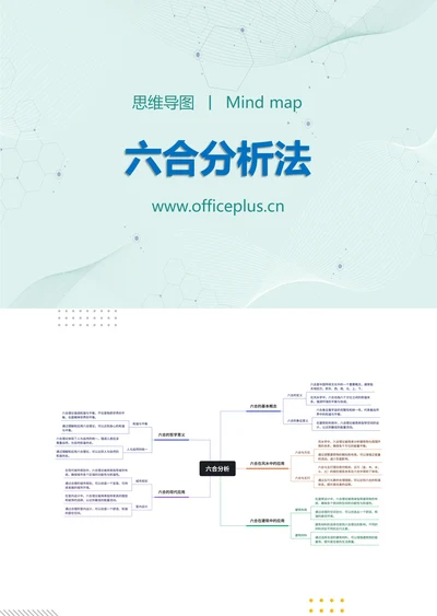 六合分析法知识分享思维导图