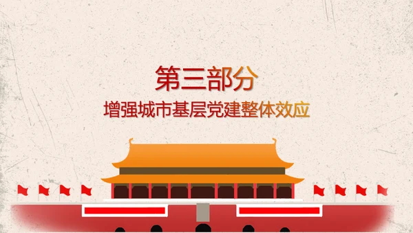 加强改进城市基层党的建设工作意见PPT模板