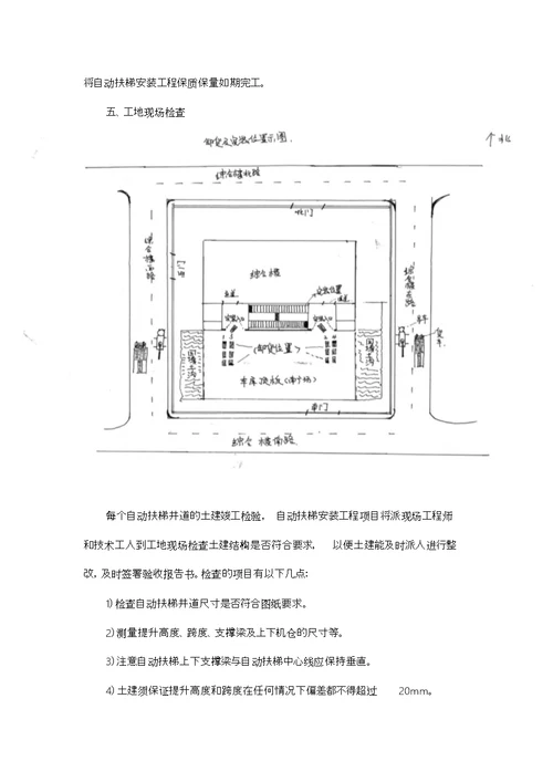 自动扶梯安装吊装施工方案