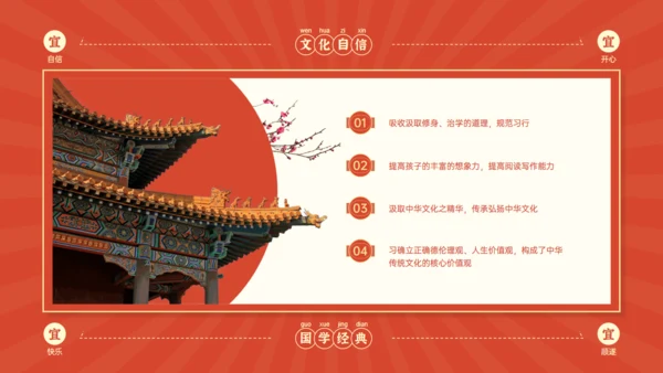 弘扬国学经典传承中华文化醒狮狮子头通用PPT模板